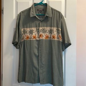 Men’s large short sleeve tropical shirt like new